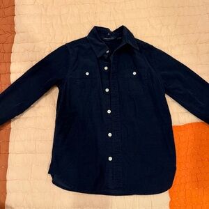 Janie and Jack Navy Button Down Shirt